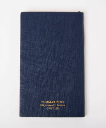 Navy Blue Pocket Size Leather Bound Notebook