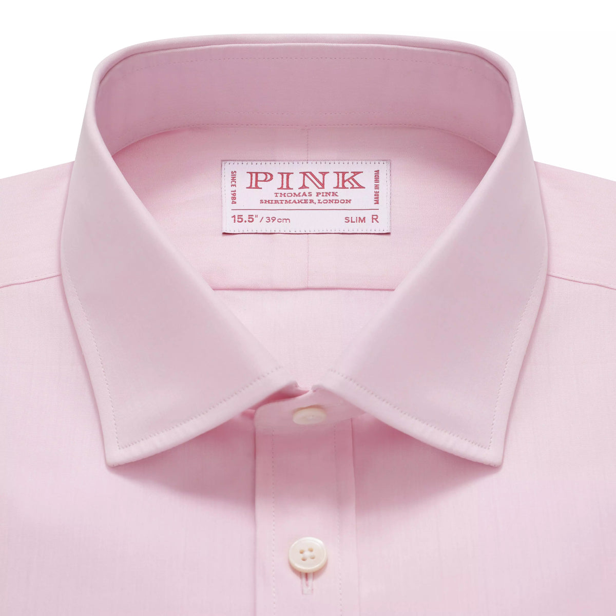 Pale Pink Slim Fit Double Cuff Ramses Poplin Formal Shirt